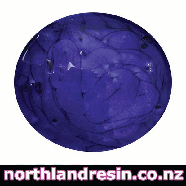 Blue resin product with 'northlandresin.co.nz' branding at the bottom.