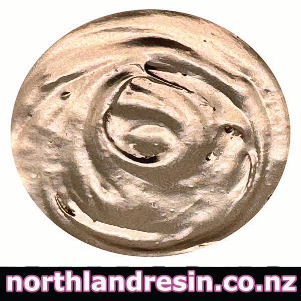 Round Molten-Rose paste with swirling pattern on a white background, featuring 'northlandresin.co.nz'.