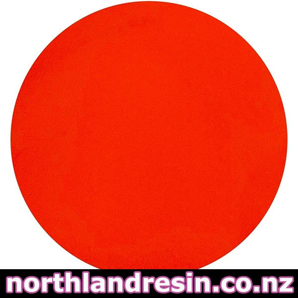 Orange Passion Paste on White background with wording northlandresin.co.nz