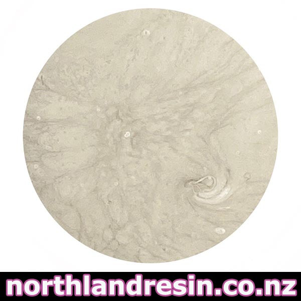 Pearl Shimmer Paste colour swatch on white background with wording northlandresin.co.nz