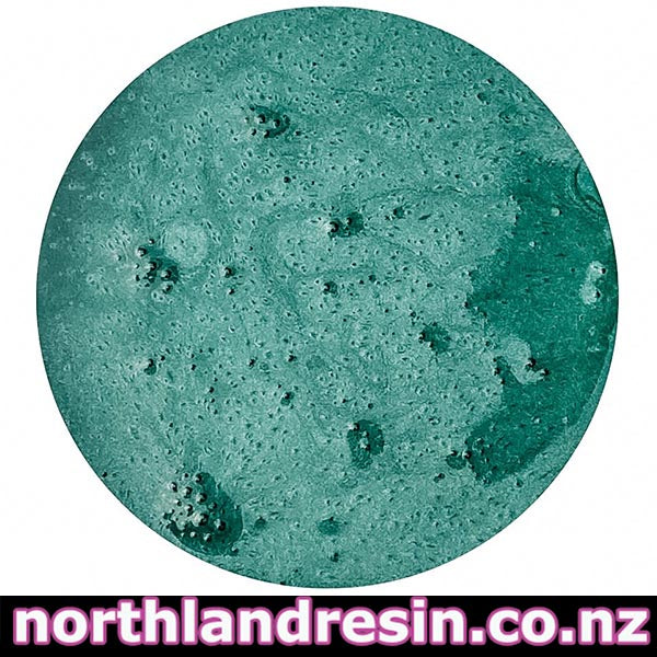 Simon Shimmer Paste colour on white back ground with northlandresin.co.nz in background.