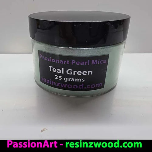 Teal Green Mica 25 grams