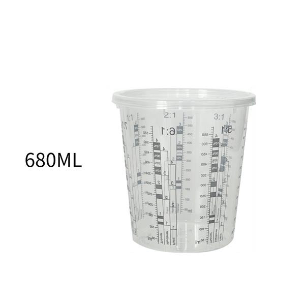 Disposable Clear Plastic Mixing Cups