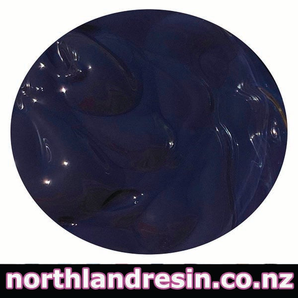 Close-up of blue-red Indigo resin paste with 'northlandresin.co.nz' branding at the bottom.