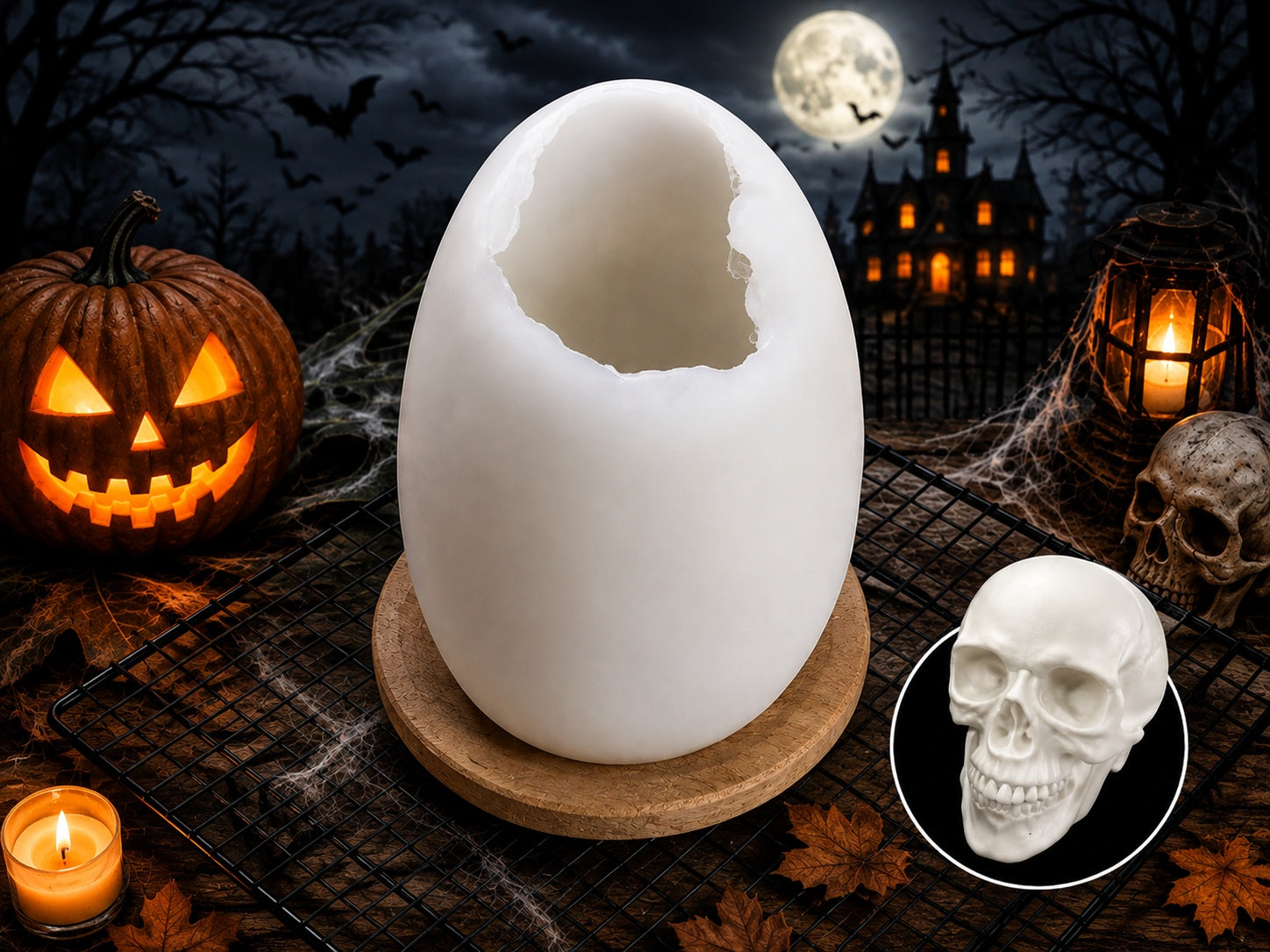 Large Silicone Skull Mould NZ | Resin Art & Casting