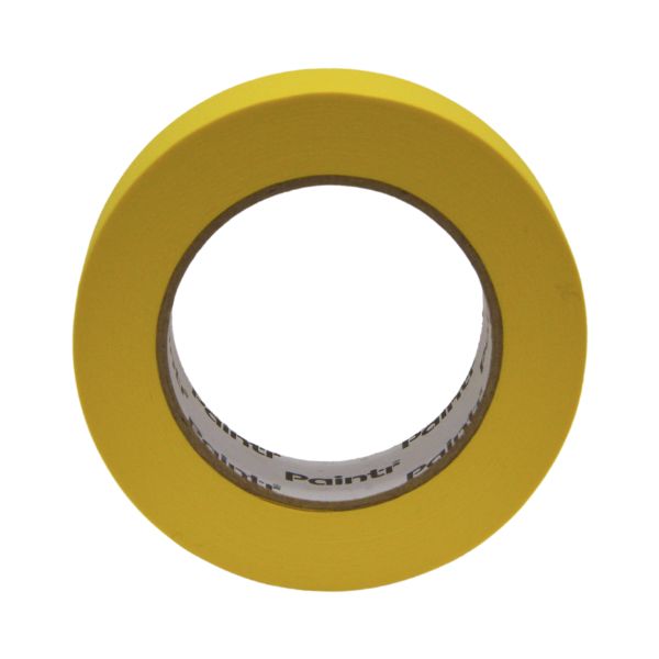 Yellow  tape with on a white background for Resin art accessories NZ
