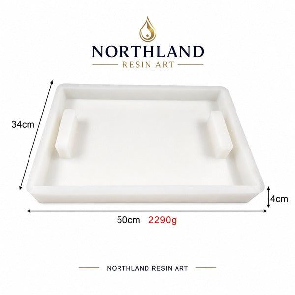 Large 50cm silicone tray mould for ocean resin art and epoxy casting in NZ