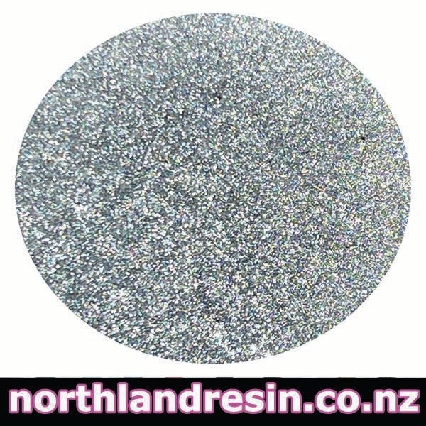 Round Silver Passion paste sample with 'northlandresin.co.nz' branding at the bottom.